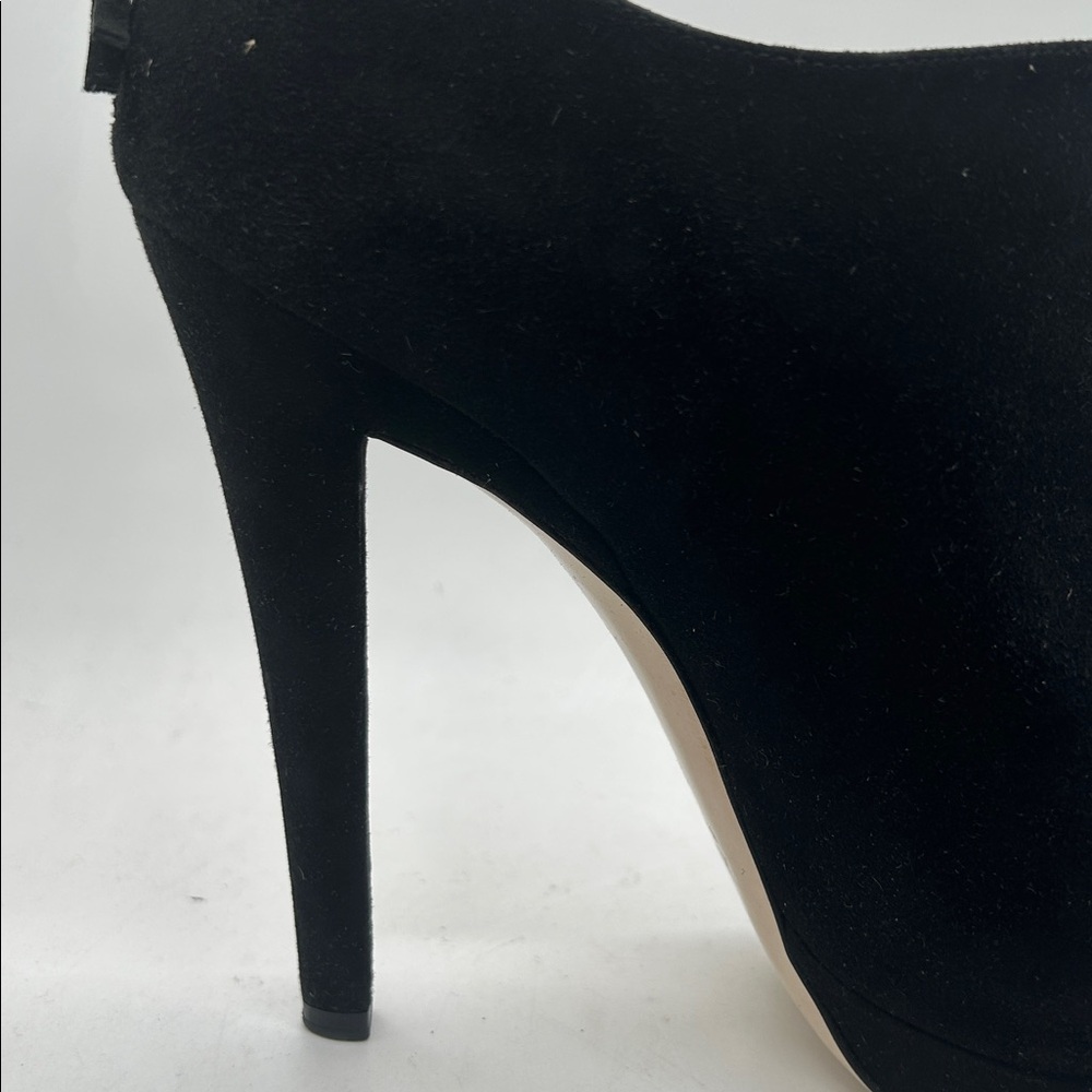Miu Miu Sexy Black Suede Stiletto Heel Ankle Boots Shoes **Size 37.5/US 7.5** 🔥🔥 - Picture 7 of 13